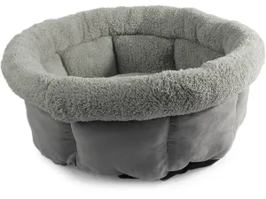 AFP Lamb-Cuddle Bed Grey Pets Qatar