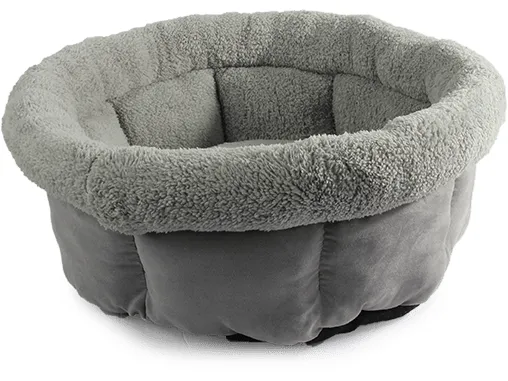 AFP Lamb-Cuddle Bed Grey Pets Qatar
