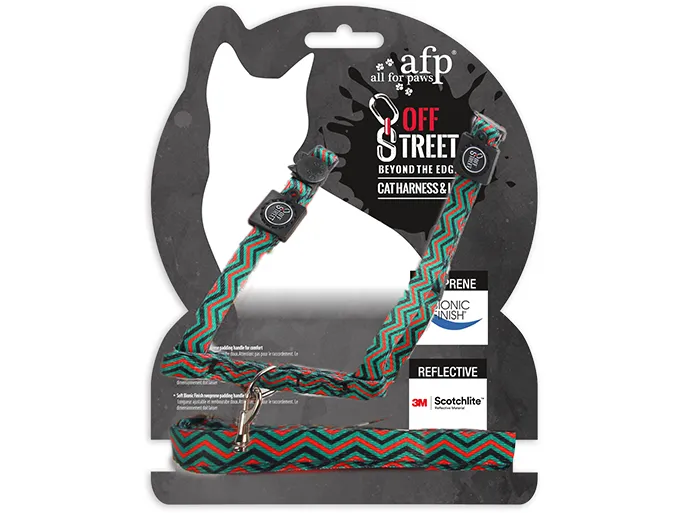 AFP Off Street - Cat Harness & Leash Set - Chevron Pets Qatar