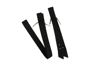 BLACK- SHOWMAN- PREMIUM QUALITY NYLON OFF BILLET AND TIE STRAP.