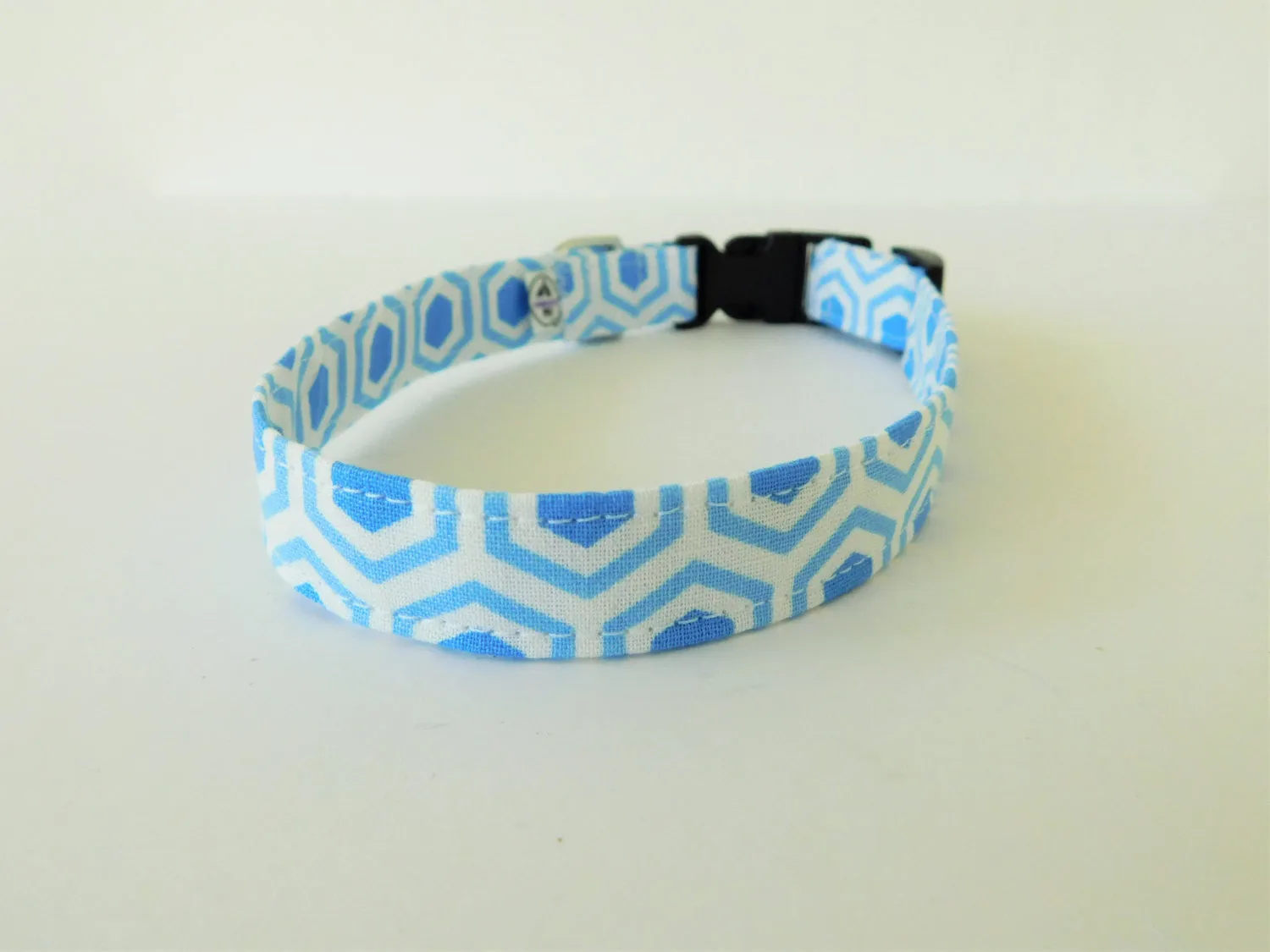 Blue Honeycomb Collar Charlotte's Pet