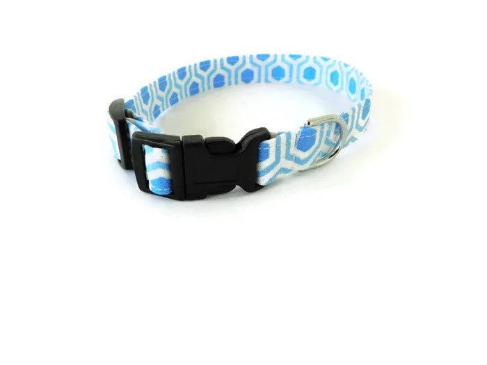 Blue Honeycomb Collar Charlotte's Pet