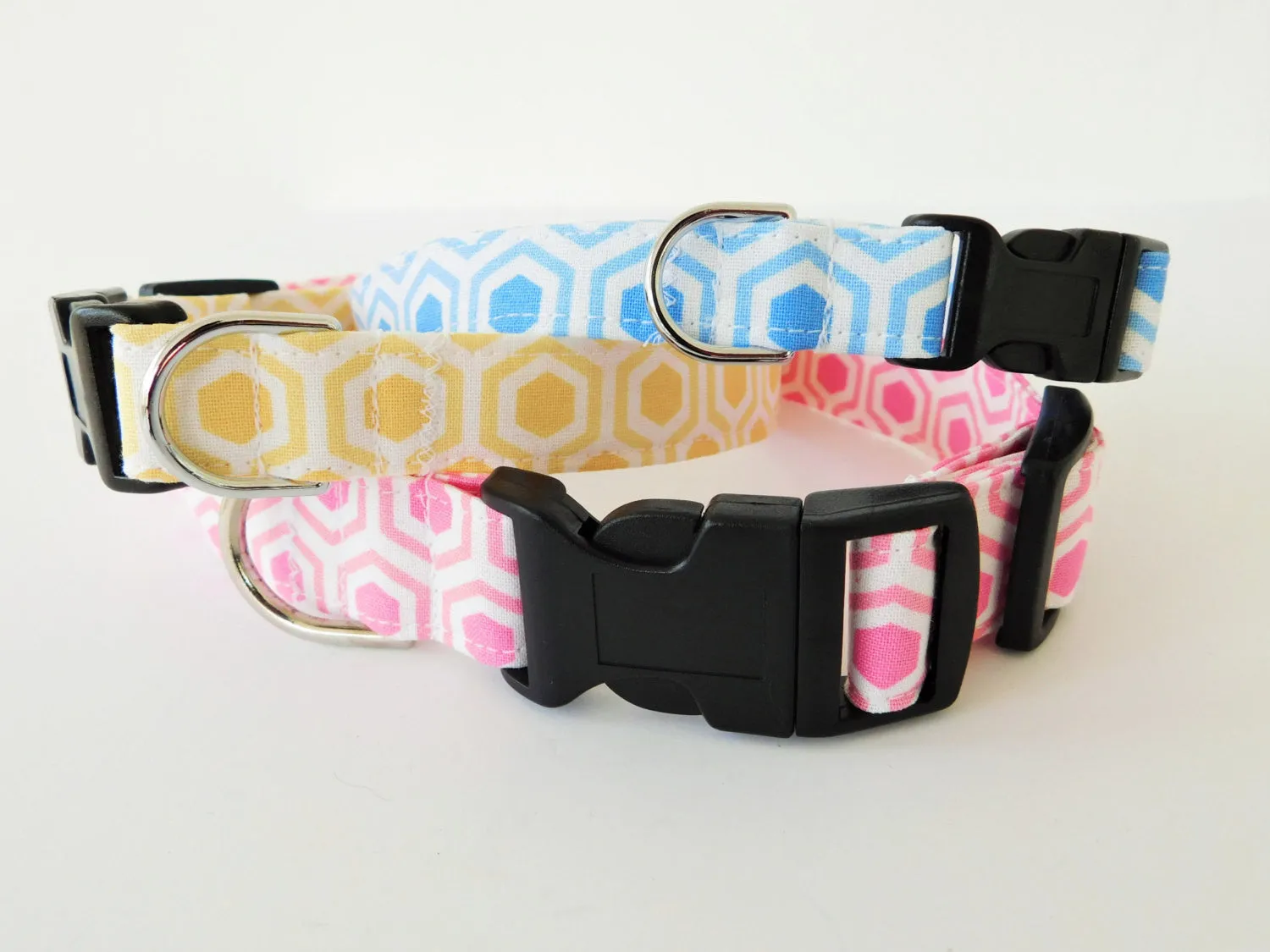Blue Honeycomb Collar Charlotte's Pet