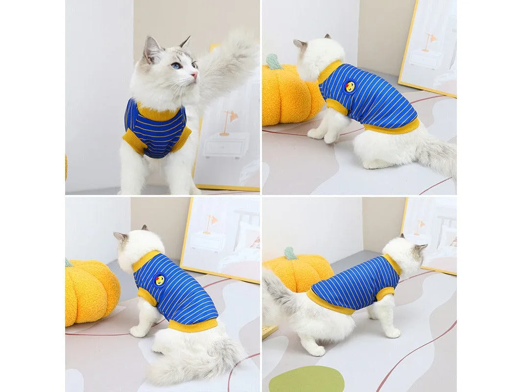 Cat Clothes Navy Blue Type 2 Pets Qatar