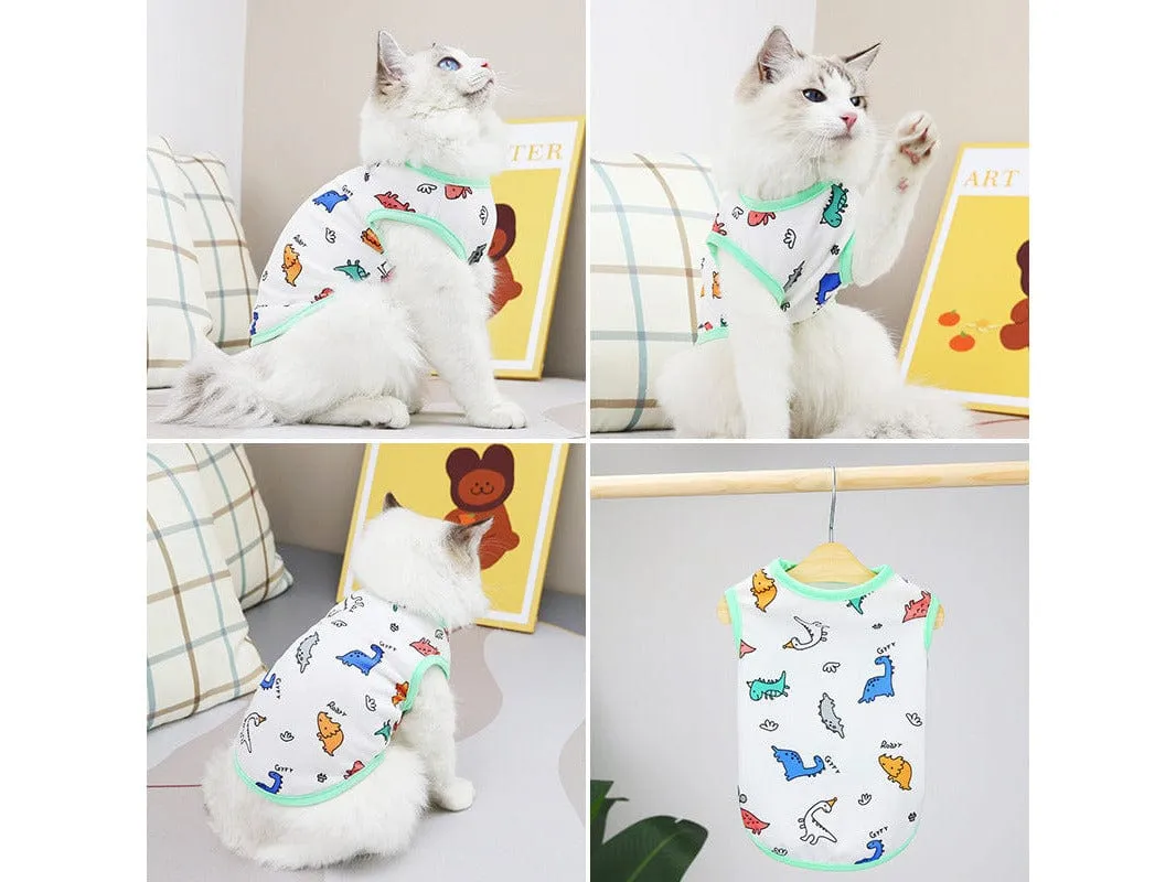 Cat Clothes White Type 2 Pets Qatar