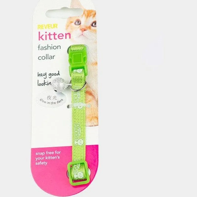 Cat Collar Glow-In-The-Dark Panda Pattern 10Mmx20-30Cm Pets Qatar
