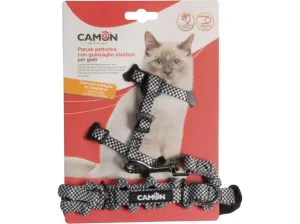 Cat set- adjustable H-shaped polyester harness with elastic leash and neoprene handle Pets Qatar