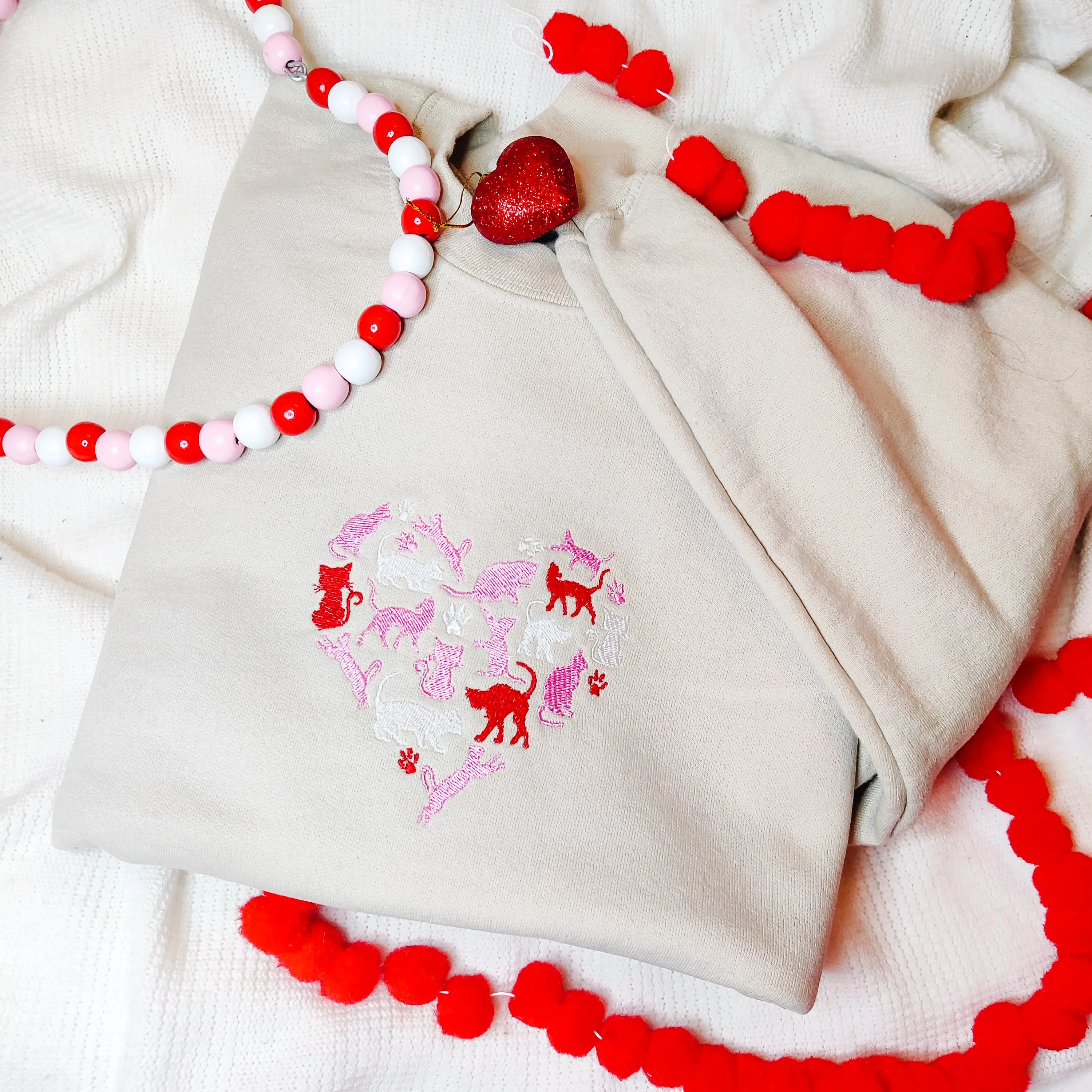 Cat Valentine Sweatshirt Charlotte's Pet