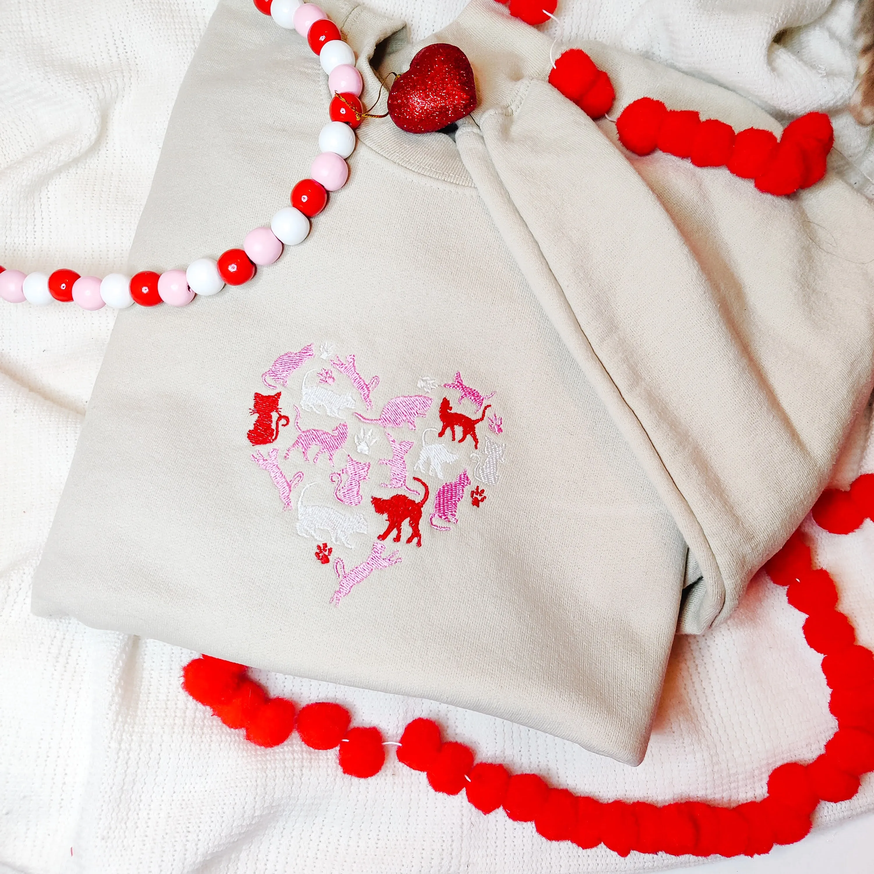 Cat Valentine Sweatshirt Charlotte's Pet