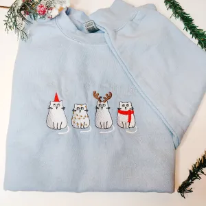 Cat Winter Crew Sweater Charlotte's Pet