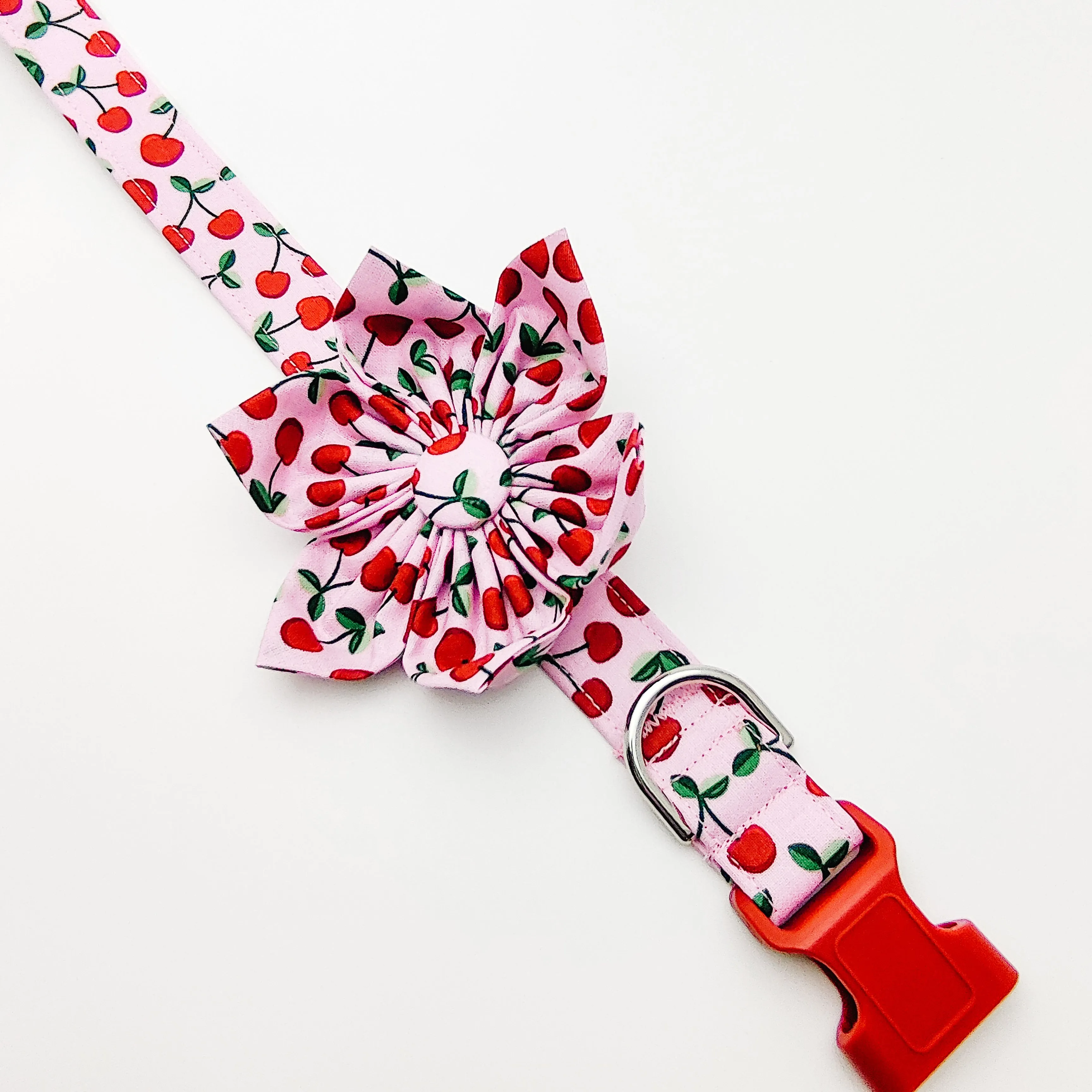 Cherries Dog Collar/ Cat Collar Charlotte's Pet