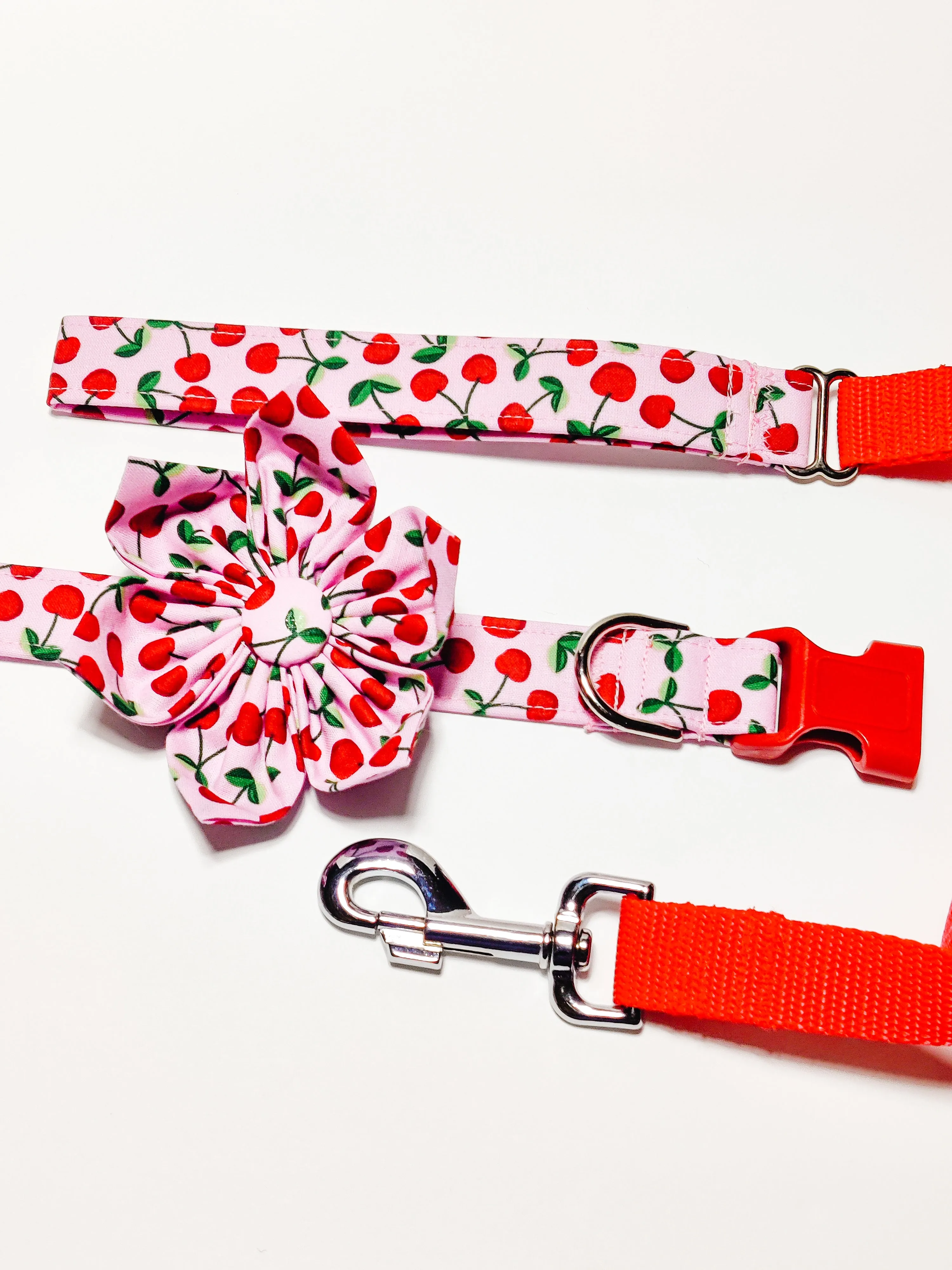 Cherries Dog Collar/ Cat Collar Charlotte's Pet