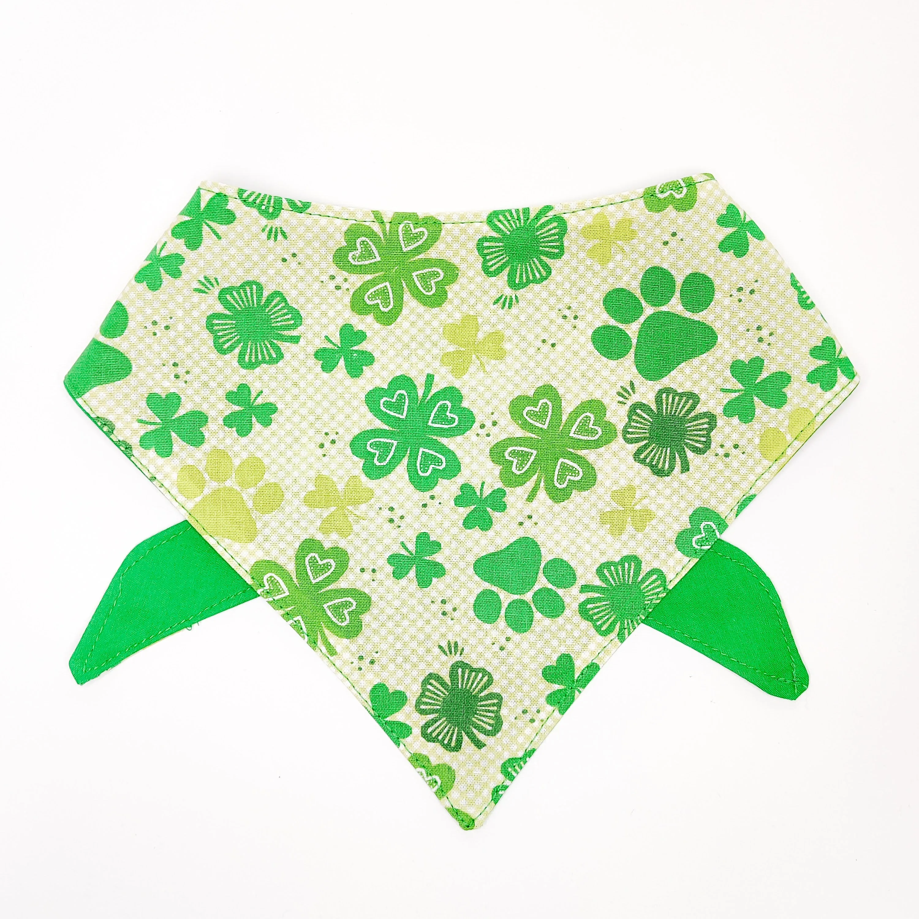 Clovers and Paw Prints Dog Bandana & Cat Bandana Charlotte's Pet