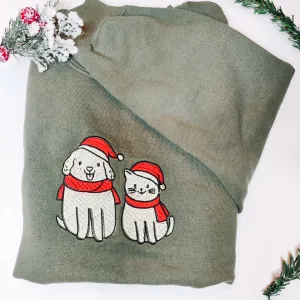 Dog and Cat Christmas Sweater Charlotte's Pet