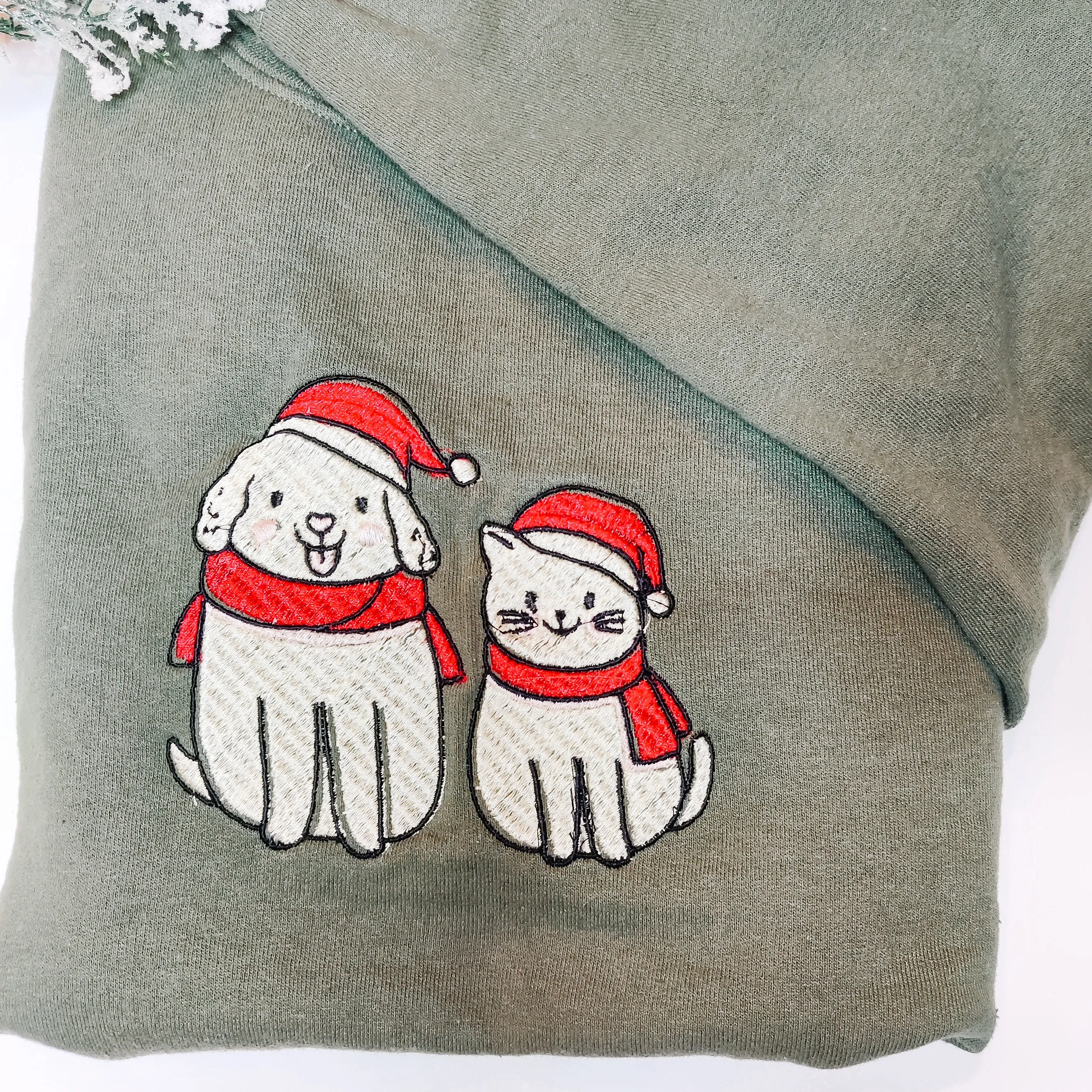 Dog and Cat Christmas Sweater Charlotte's Pet