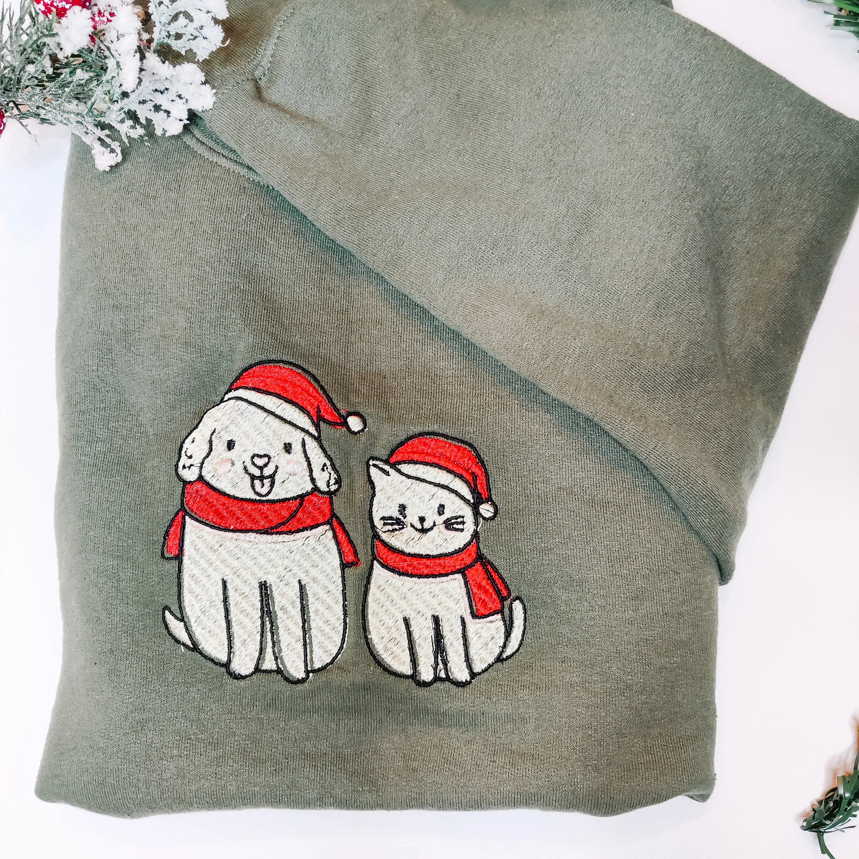 Dog and Cat Christmas Sweater Charlotte's Pet