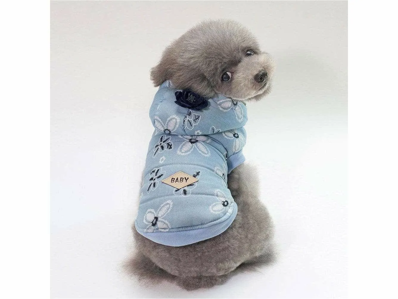 dog clothes Light blue M YP-201807051 Pets Qatar