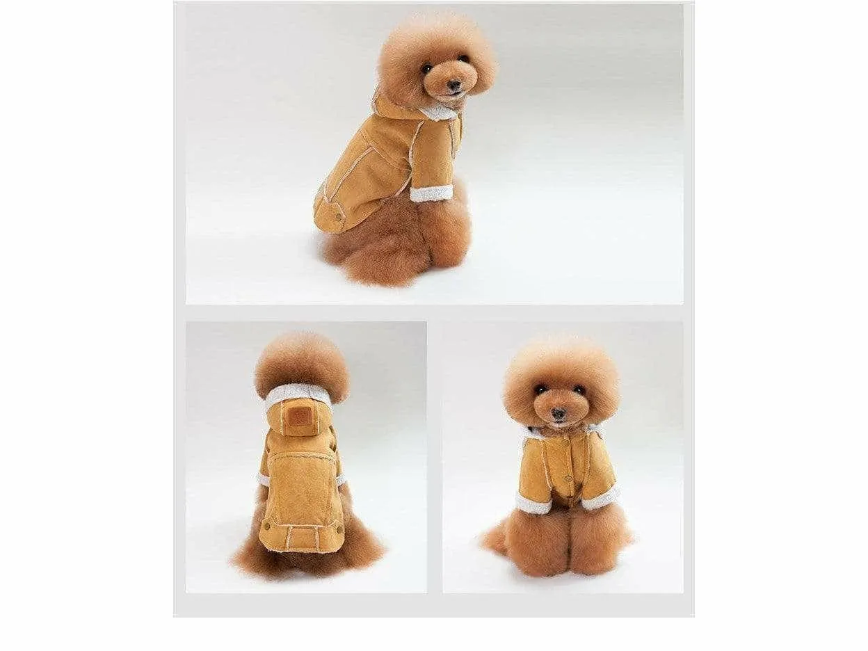 dog clothes  Light Brown S DW-21BR Pets Qatar