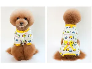 dog clothes Yellow L DW-28 Pets Qatar