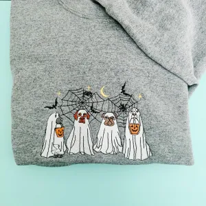 Dog ghost crew Sweater Charlotte's Pet