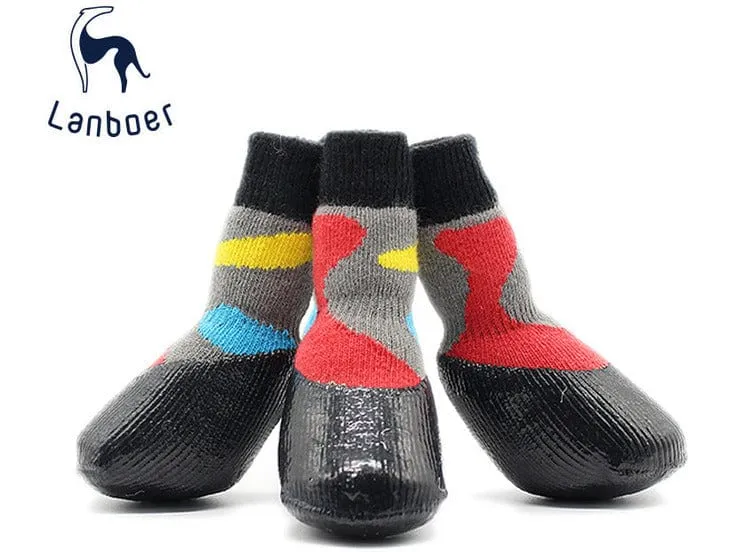 Dog Socks Black & Red Pets Qatar