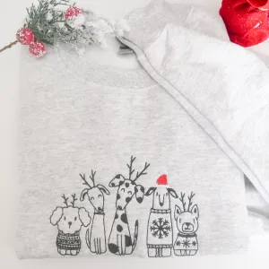 Dog Winter Crew Sweater Charlotte's Pet
