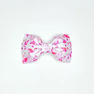 Flamingoes and hearts Dog & Cat Bow Tie/ Collar Flower Charlotte's Pet