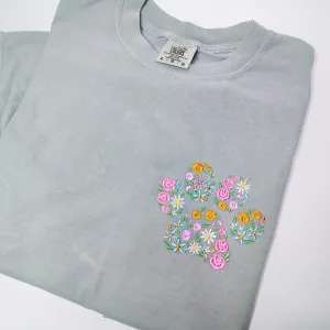 Floral Paw Print T Shirt Charlotte's Pet