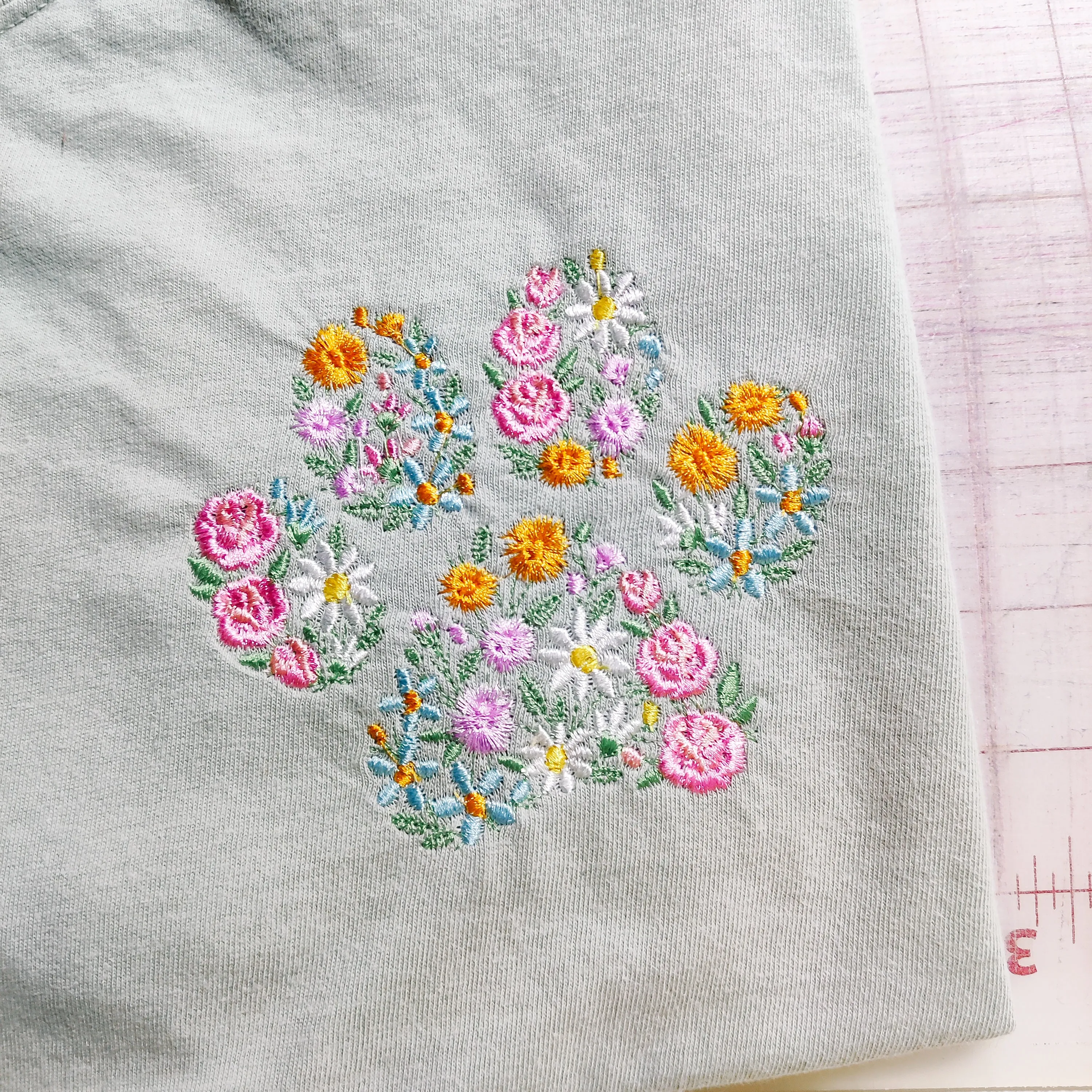 Floral Paw Print T Shirt Charlotte's Pet