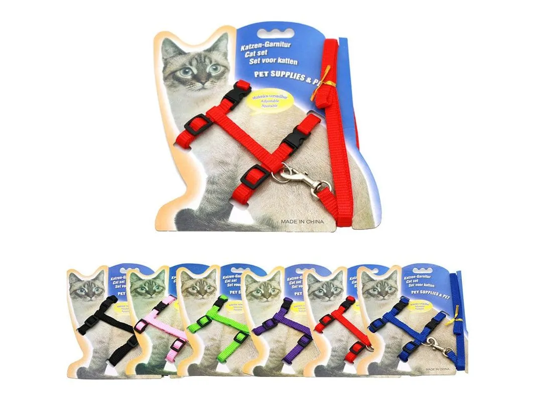 Fluorescent Solid Color Cat Belt Pets Qatar