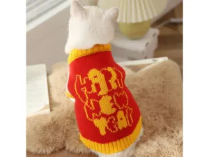 Happy New Year Sweater Pets Qatar