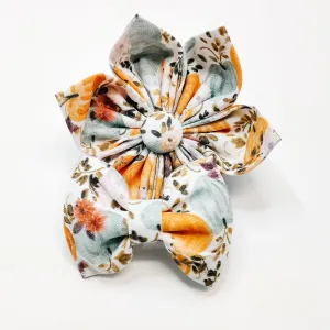 Harvest Pumpkins Dog & Cat Bow Tie/ Collar Flower Charlotte's Pet