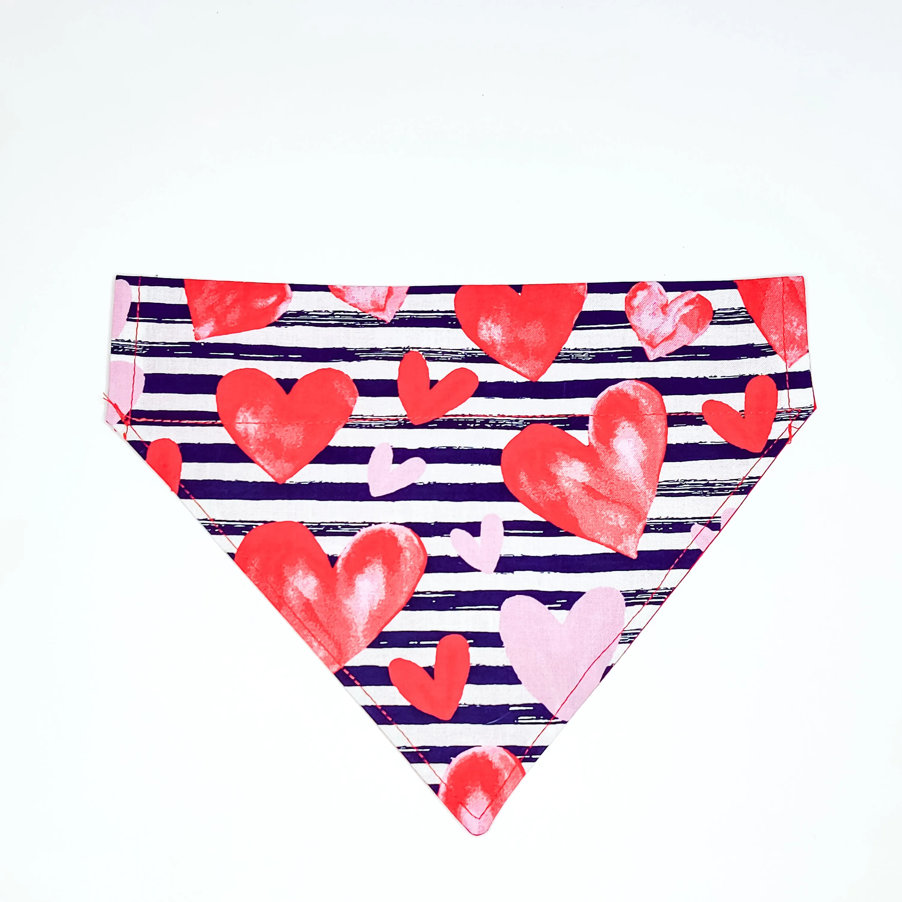 Hearts and Stripes Dog Bandana & Cat Bandana Charlotte's Pet
