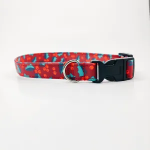 Holly on Red Dog Collar/ Cat Collar Charlotte's Pet