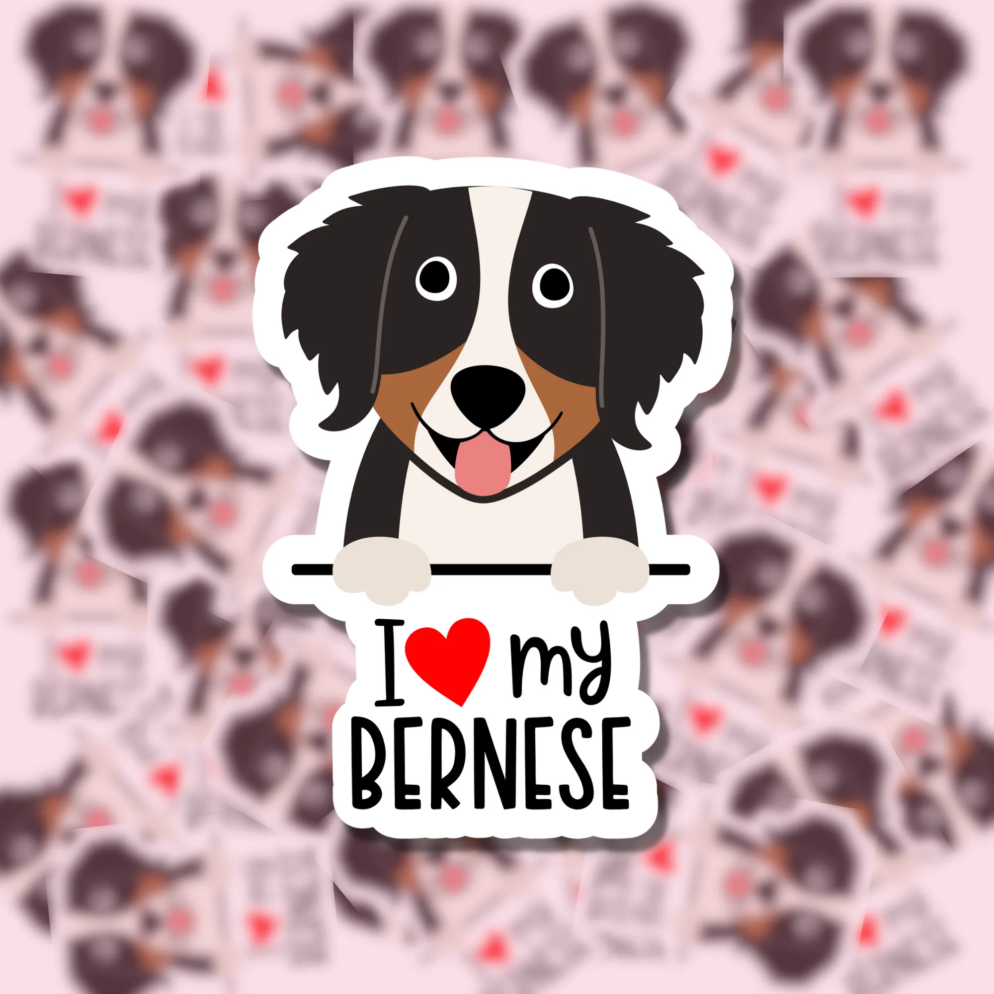 I Love my Dog Breed Sticker Charlotte's Pet