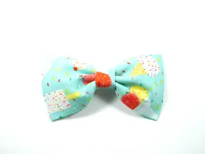 Ice Cream Party Collar Flower/Bow Tie Charlotte's Pet