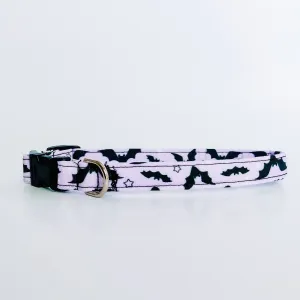 Lavender Bats Dog Collar/ Cat Collar Charlotte's Pet