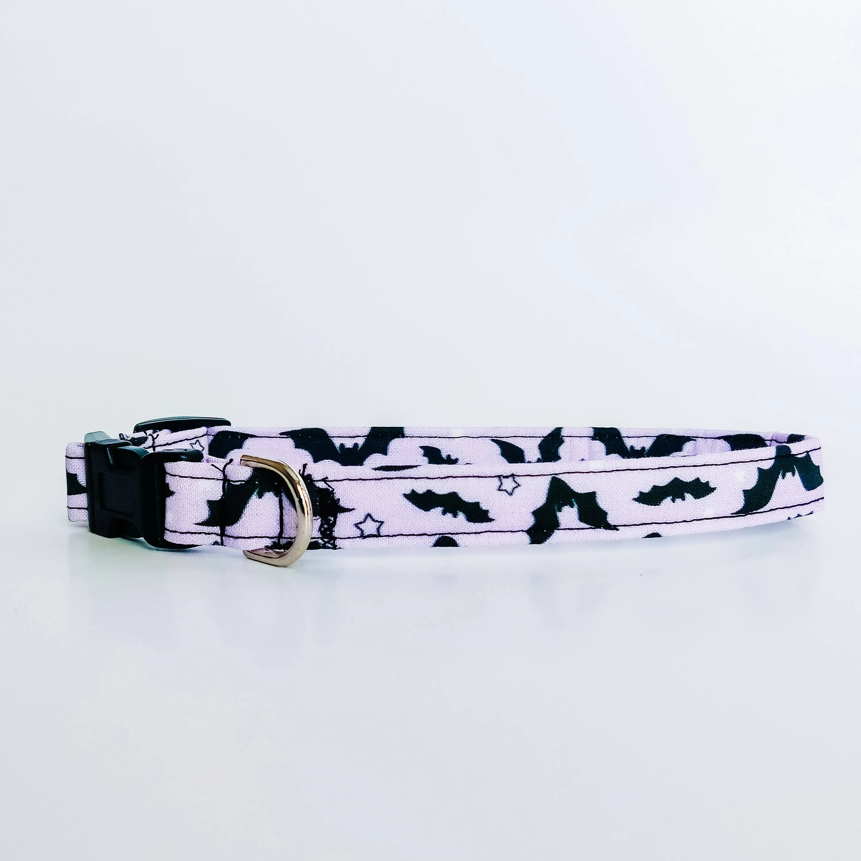 Lavender Bats Dog Collar/ Cat Collar Charlotte's Pet