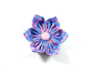 Mermaid Scales Collar Flower/Bow Tie Charlotte's Pet