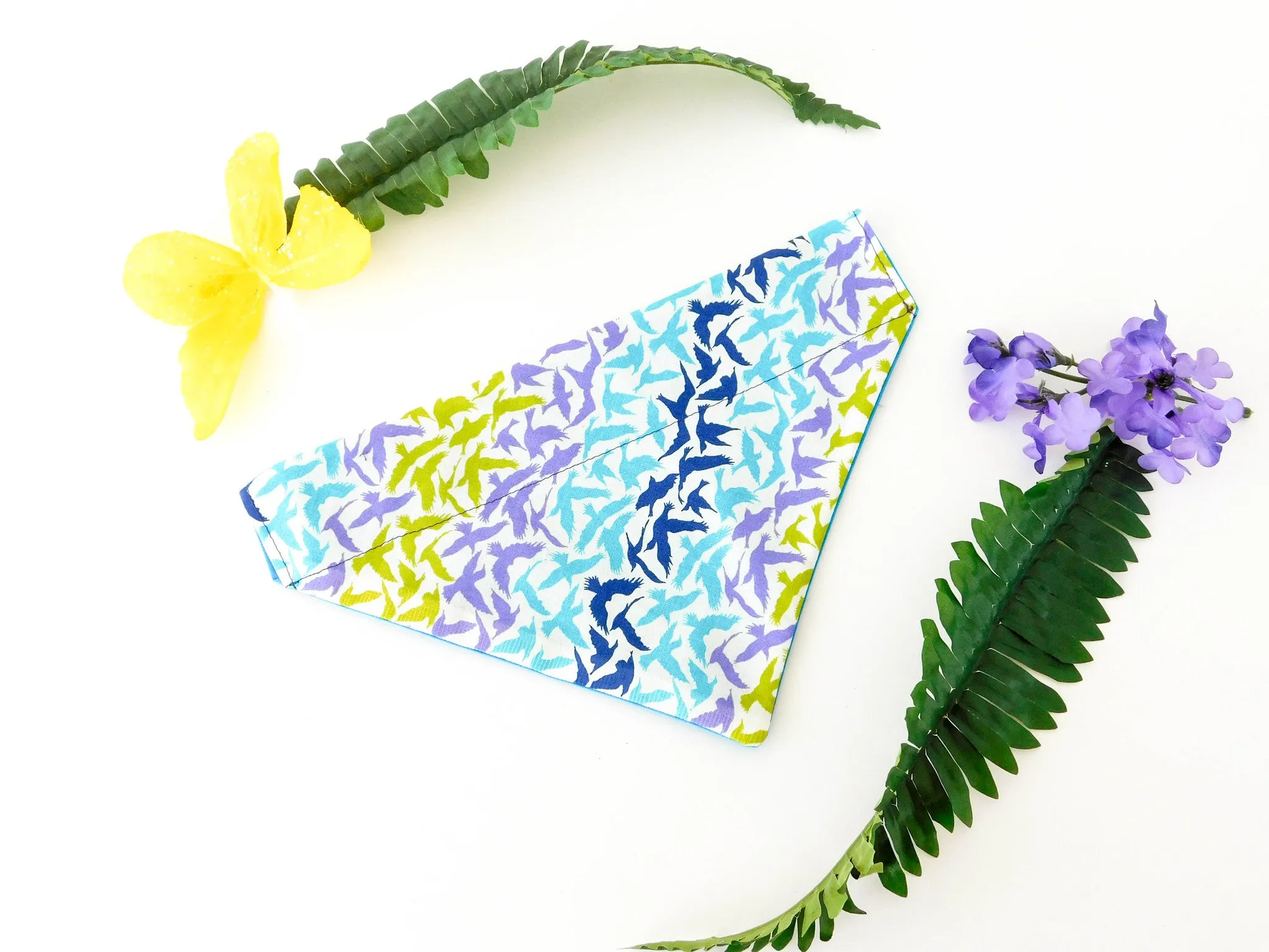 Multicolor Birds Bandana Charlotte's Pet