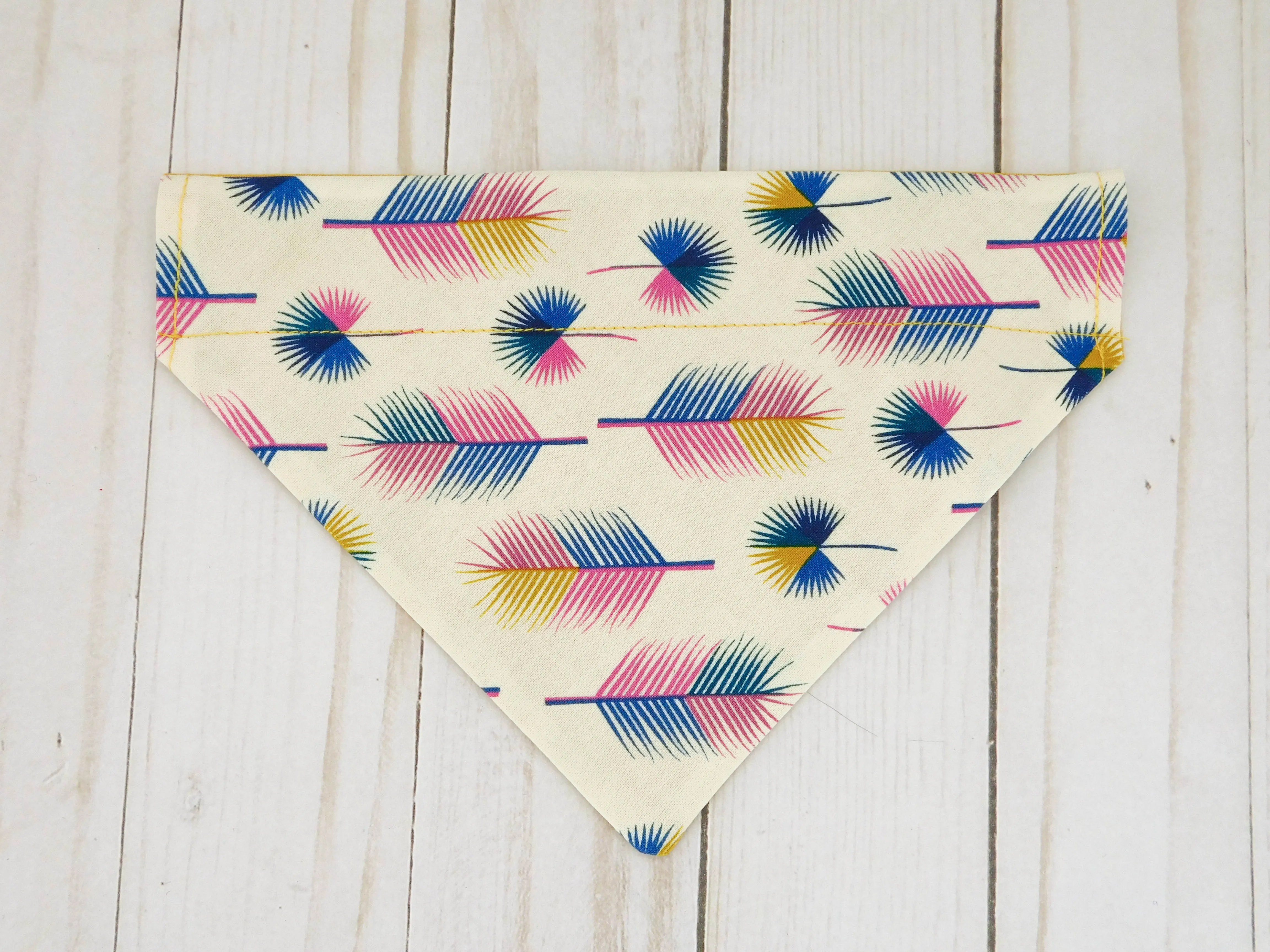 Multicolor Feather Dog Bandana Charlotte's Pet