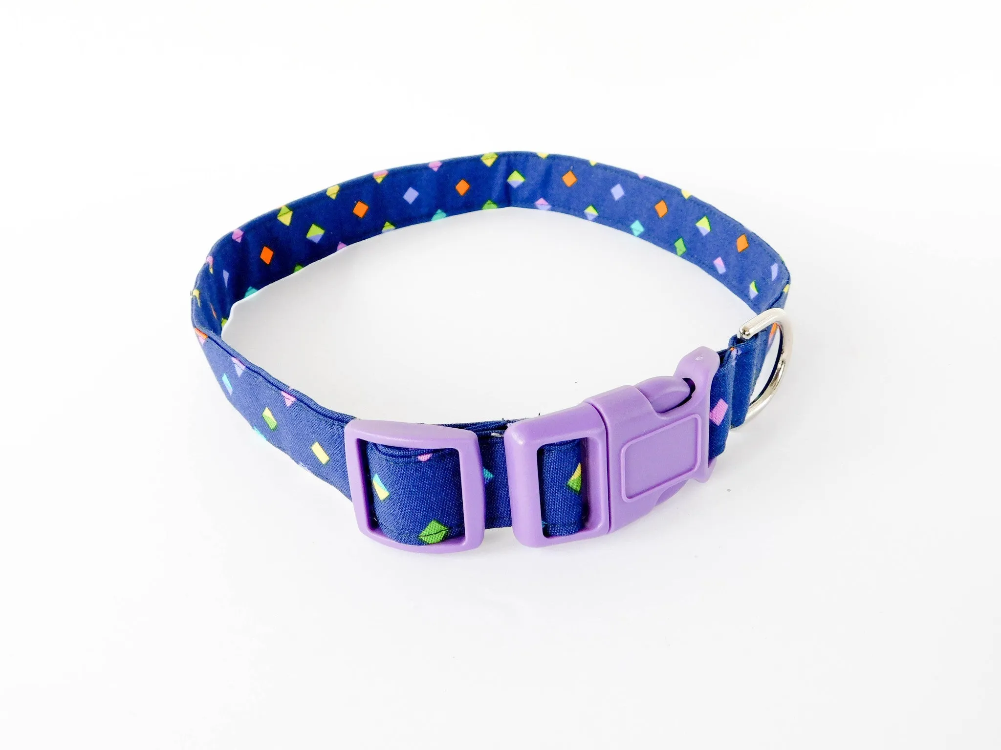Navy Blue Diamond Collar Charlotte's Pet