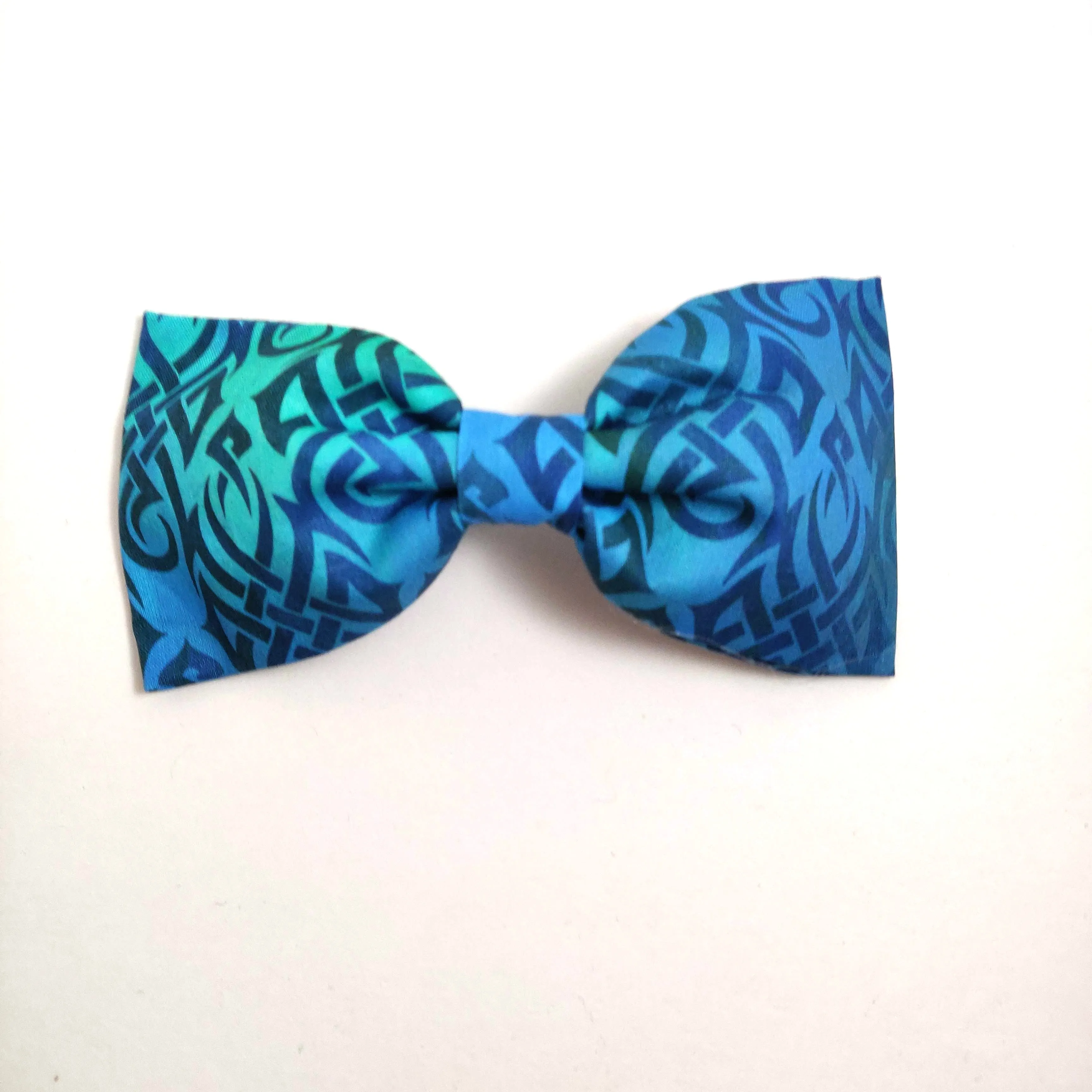 Ocean Scrolls Collar Flower/Bow Tie Charlotte's Pet