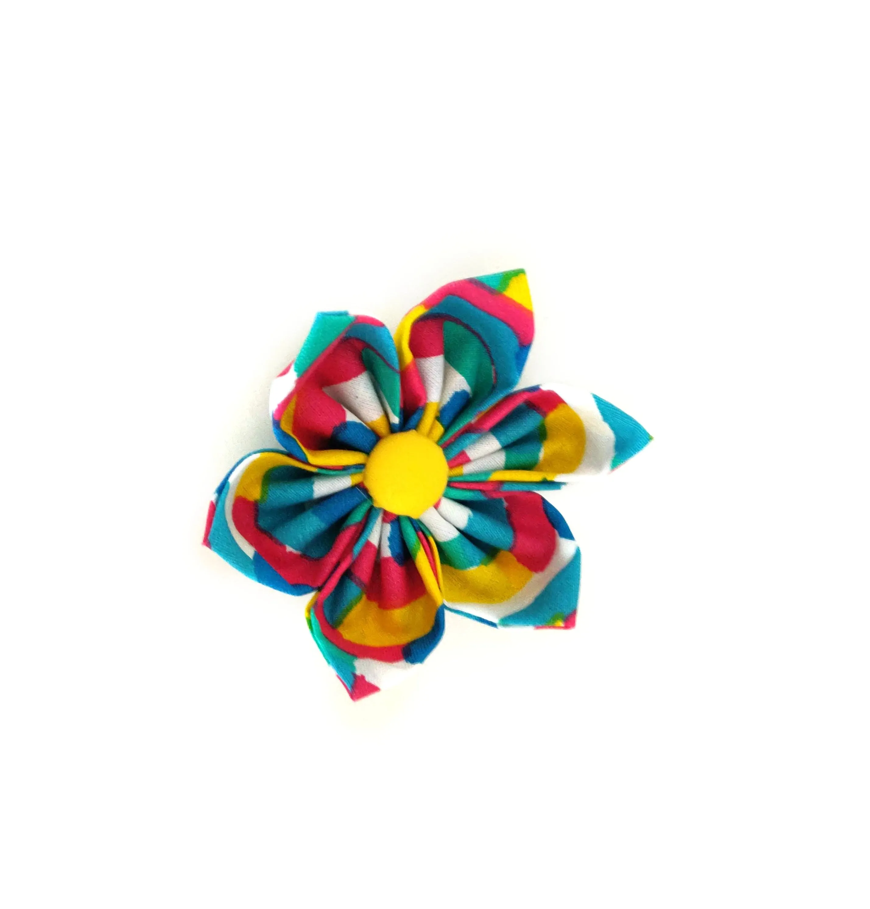 Paint Strokes Collar Flower/Bow Tie Charlotte's Pet