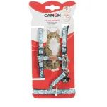 PARURE Gatto - Pettorina H reg. 10x230~600/275~460mm con Guinzaglio 10x1200mm, poliestere Pets Qatar