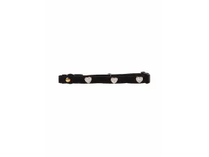 PAWISE  cat collar- diamond heart ,black Pets Qatar