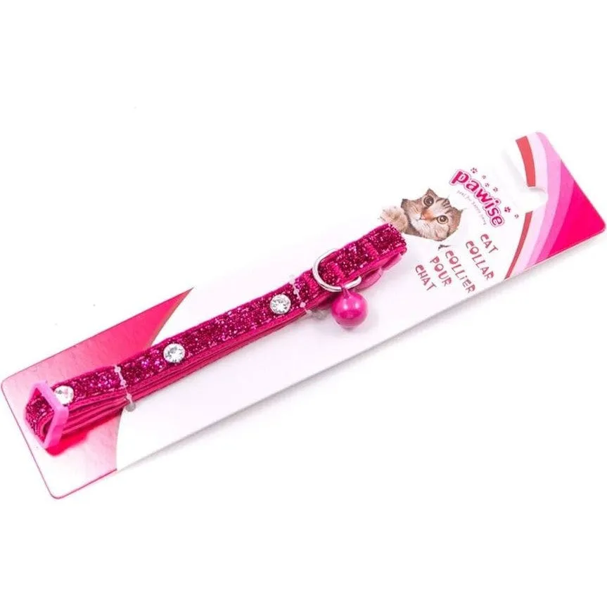 PAWISE  cat collar-diamond ,rose Pets Qatar