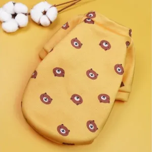 Pet Clothes Bear Pattern Pets Qatar