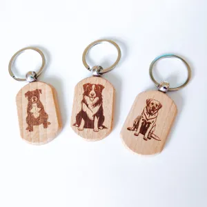 Pet Engraved Keychain Charlotte's Pet