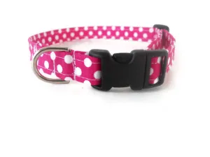 Pink Polka Dot Collar Charlotte's Pet